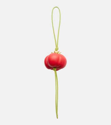 Paula's Ibiza Tomato leather bag charm | Loewe