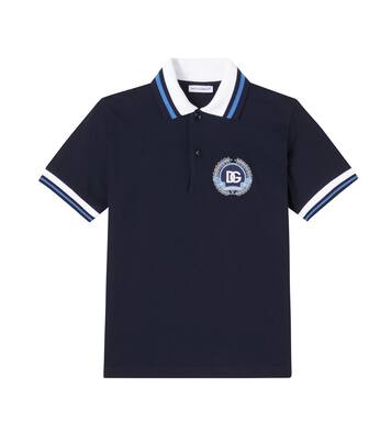 Polo en coton à logo | Dolce&Gabbana Kids