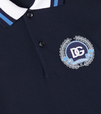 Polo en coton à logo | Dolce&Gabbana Kids