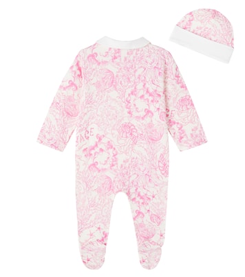 Baby - Set regalo con tutina e berretto in misto cotone | Versace Kids