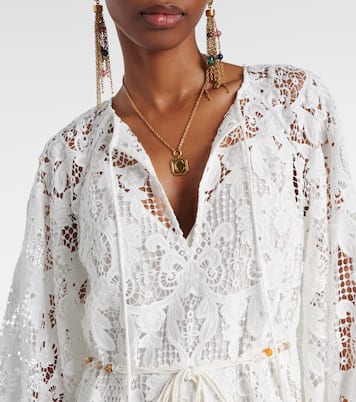 Abito midi Coco in pizzo | Zimmermann