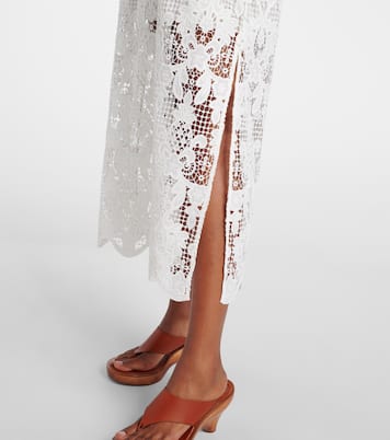 Abito midi Coco in pizzo | Zimmermann