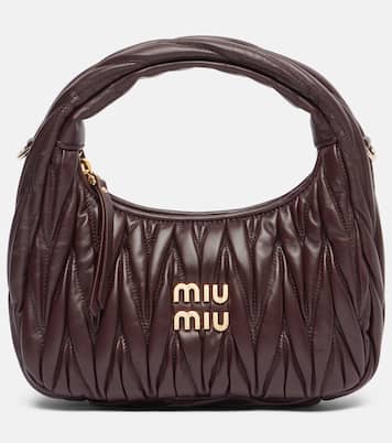 Schultertasche Wander Small aus Leder | Miu Miu