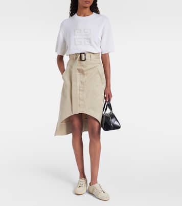 Suede-trimmed sneakers | Givenchy