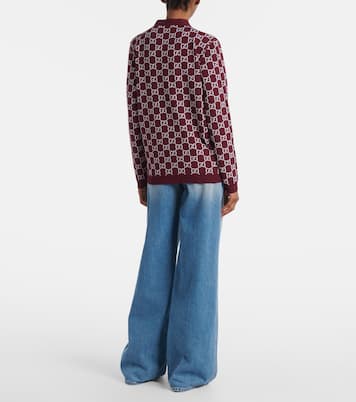 Wendbarer Cardigan GG aus Jacquard | Gucci