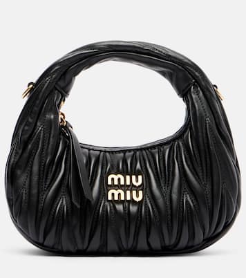 Wander Matelassé绗缝迷你皮革托特包 | Miu Miu