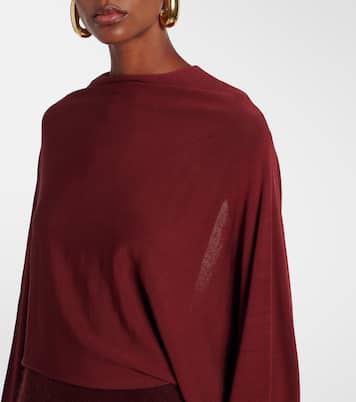 Pine caped maxi dress | Aya Muse