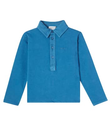 Cali logo cotton-blend polo shirt | Cozmo