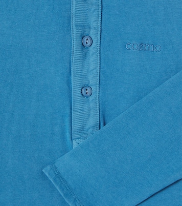 Cali logo cotton-blend polo shirt | Cozmo