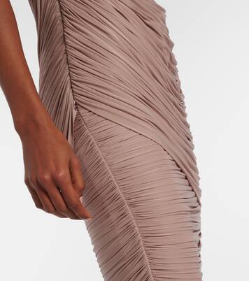 Draped jersey bustier dress | Alex Perry