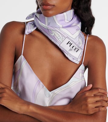 Orchidee silk scarf | Pucci