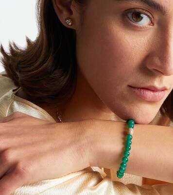 14kt gold bracelet with onyx and diamonds | Sydney Evan