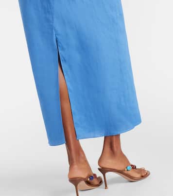 Orly cutout linen maxi dress | Cala de la Cruz