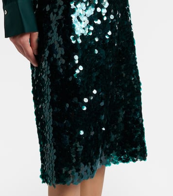 Midirock Lucite mit Pailletten | Vince