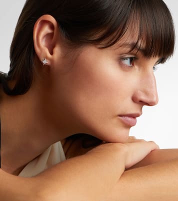 Ohrringe Northern Star aus 14kt Weißgold mit Diamanten | Stone and Strand