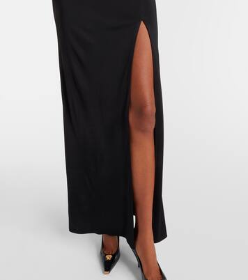 Verzierte Robe aus Jersey | Versace