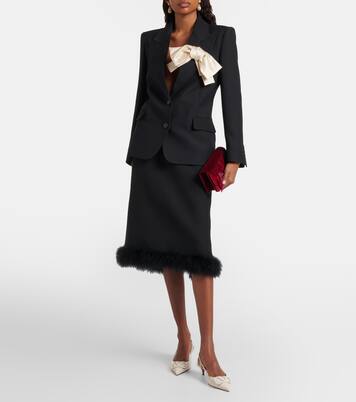 VLogo 40 patent leather slingback pumps | Valentino Garavani