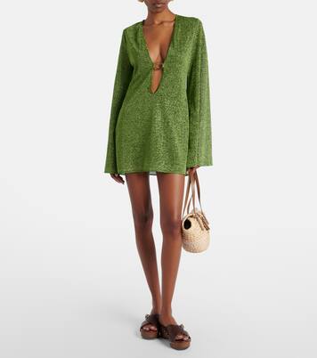 Cafetan Lumiere Stones en lamé à paillettes | Oséree