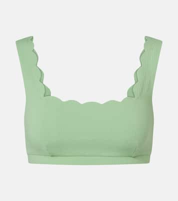 Palm Springs scalloped bikini top | Marysia