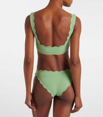 Palm Springs scalloped bikini top | Marysia