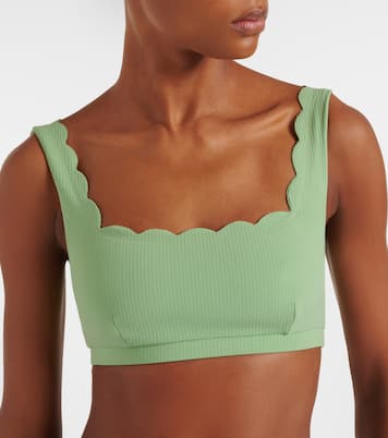 Palm Springs scalloped bikini top | Marysia