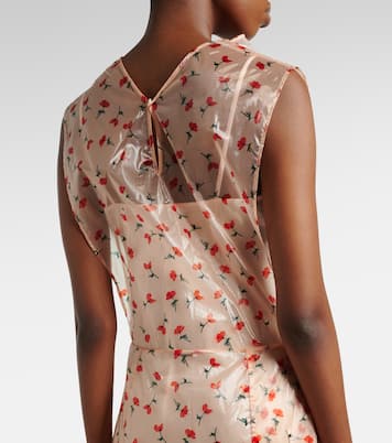 Floral midi dress | Jil Sander