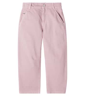 Monili barrel-leg jeans | Brunello Cucinelli Kids