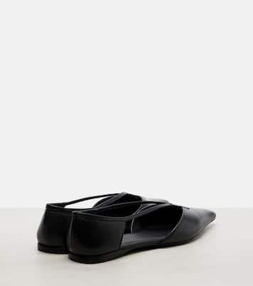 Amatassa leather ballet flats | Max Mara