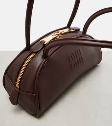 Beau Small leather shoulder bag | Miu Miu