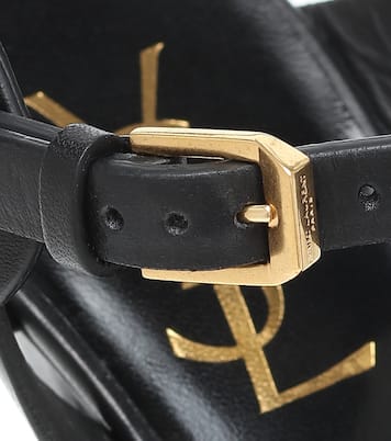 Sandales Classic Tribute 105 à plateau en cuir | Saint Laurent