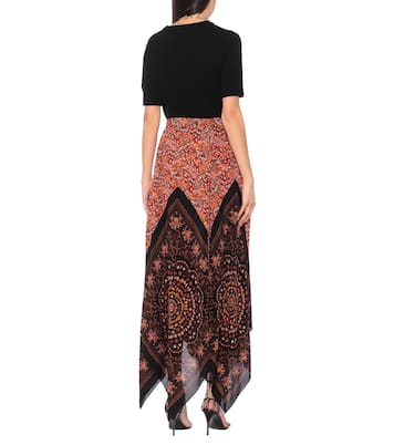 Gonna Hance a stampa in seta | Altuzarra