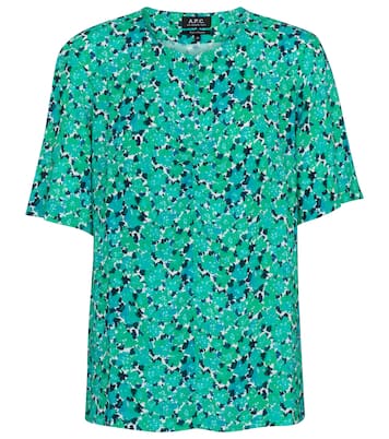 Isabel floral crêpe blouse | A.P.C.