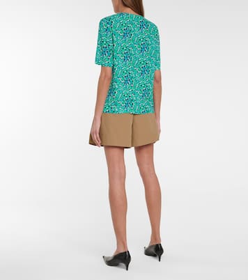 Isabel floral crêpe blouse | A.P.C.