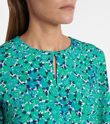 Isabel floral crêpe blouse | A.P.C.