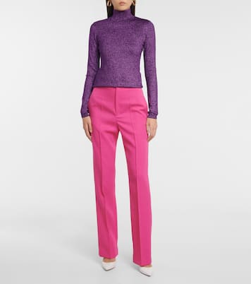 Jersey de cuello alto metalizado | Stella McCartney