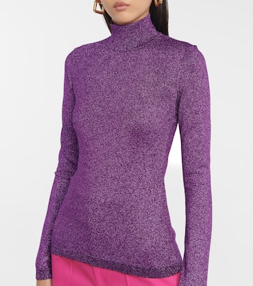 Jersey de cuello alto metalizado | Stella McCartney
