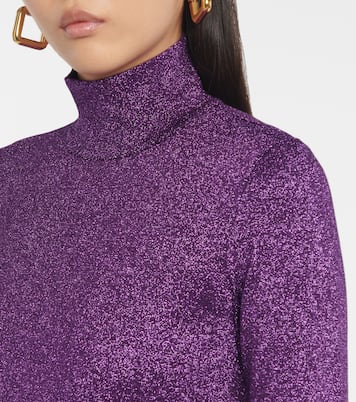Jersey de cuello alto metalizado | Stella McCartney