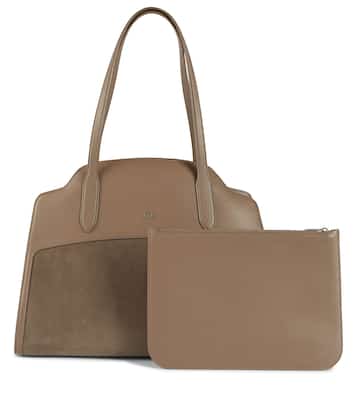 Sesia XL suede and leather tote | Loro Piana
