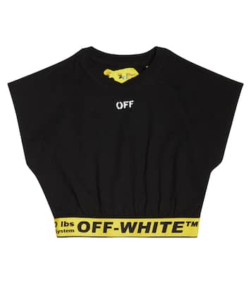 Cropped-Top aus Baumwolle | Off-White Kids
