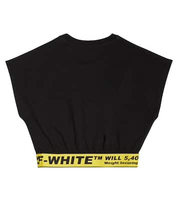 Cropped-Top aus Baumwolle | Off-White Kids