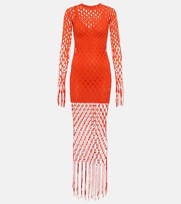 Midikleid aus Netzstoff | Dion Lee