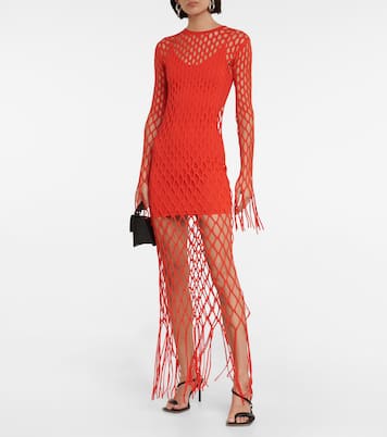 Midikleid aus Netzstoff | Dion Lee