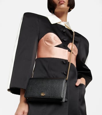 Clutch portafoglio GG Marmont in pelle | Gucci