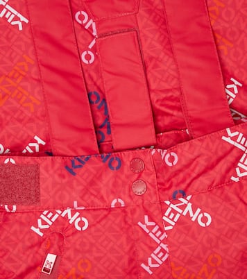 Logo-print ski salopettes | Kenzo Kids