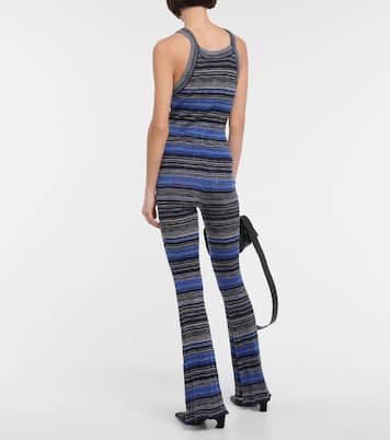 Pantaloni in misto cotone a righe | Acne Studios