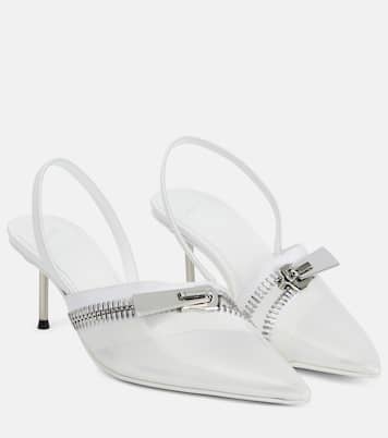 Slingback-Pumps Clear Zip | Coperni