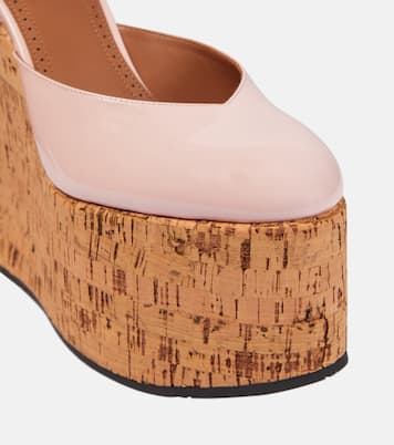 Riviera patent leather wedges | Alaïa