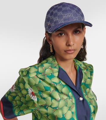 Cappello da baseball in canvas GG | Gucci