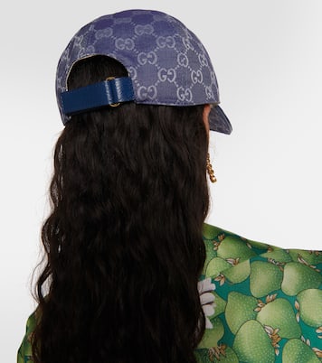 Cappello da baseball in canvas GG | Gucci