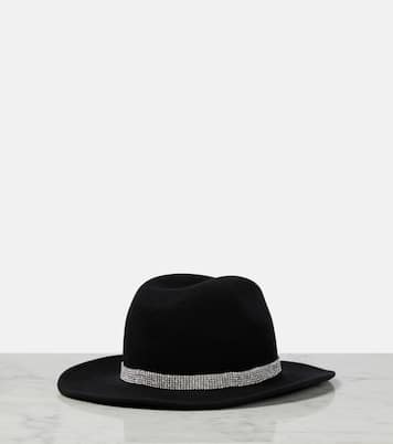 DG embellished virgin wool felt hat | Dolce&Gabbana